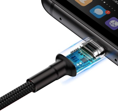 KABEL USB-A / USB-C Baseus Cafule CATKLF-PG1 100cm SuperCharge 40W 5A QC 3.0 W OPLOCIE BASEUS