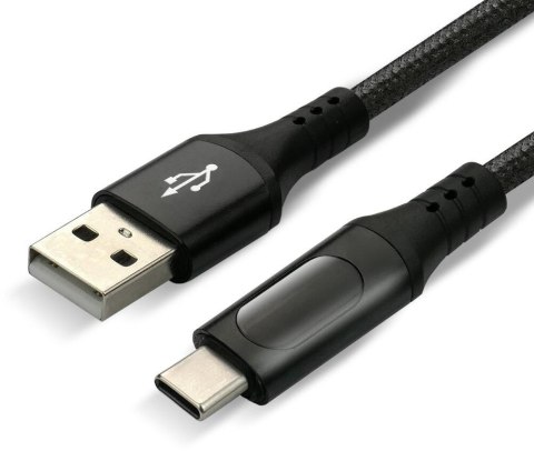 KABEL USB-A / USB-C LCD everActive CBB-1CBL 100cm 3A EVERACTIVE