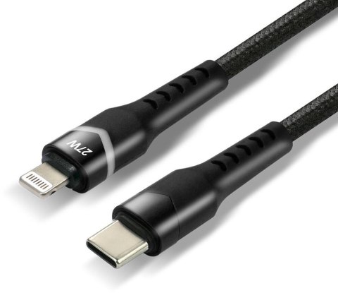 KABEL USB-C / Lightning Apple iPhone LED RGB everActive CBB-1CIR 100cm PD 27W EVERACTIVE