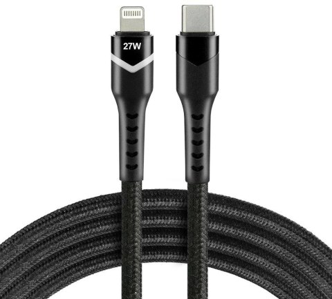 KABEL USB-C / Lightning Apple iPhone LED RGB everActive CBB-1CIR 100cm PD 27W EVERACTIVE