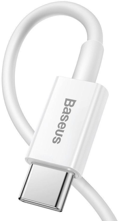 KABEL USB-C / Lightning iPhone Baseus Superior CATLYS-A02 1m 20W PD Quick Charging BIAŁY PREMIUM BASEUS