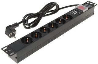 Listwa zasilająca 8 gniazd Schuko L19/6VP DELTA