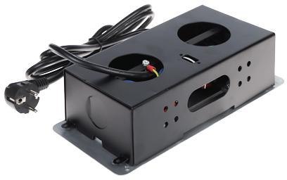 Listwa zasilająca meblowa 3 gniazda FPS-3S/CABLE DELTA