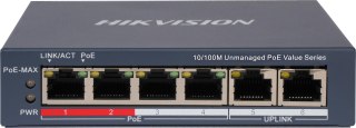 Switch Hikvision DS-3E0106P-E/M(B) HIKVISION