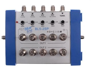 Rozgałęźnik 2 x 5 SAT Blue Line BL5-2SP BLUE LINE