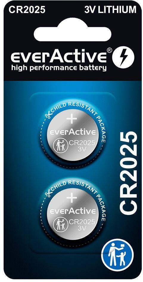 Bateria CR2025 everActive (blister 2 szt.) EVERACTIVE