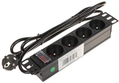 Listwa zasilająca 4 gniazda PD-4/R10/R DELTA