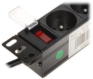 Listwa zasilająca 4 gniazda PD-4/R10/R DELTA