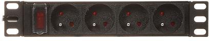 Listwa zasilająca 4 gniazda PD-4/R10/R DELTA