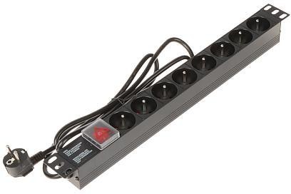 Listwa zasilająca 8 gniazd PD-8/R DELTA