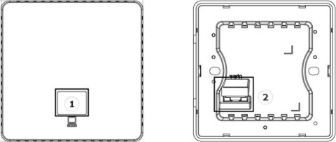 Punkt dostępowy ścienny Hikvision DS-3WAP521-SI HIKVISION