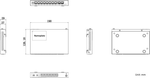 ROUTER POE AC HIKVISION DS-3WG105GP-SI(O-STD) HIKVISION