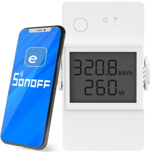 SONOFF POW Elite | POWR320D | Przekaźnik Wifi z funkcją pomiaru zużycia prądu i mocy SONOFF