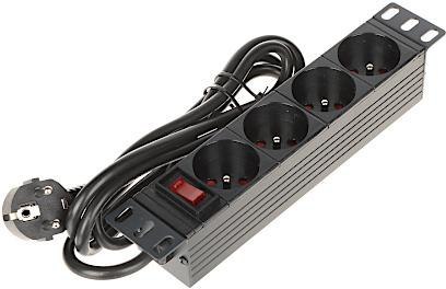 Listwa zasilająca 4 gniazda PD-4/R10 DELTA