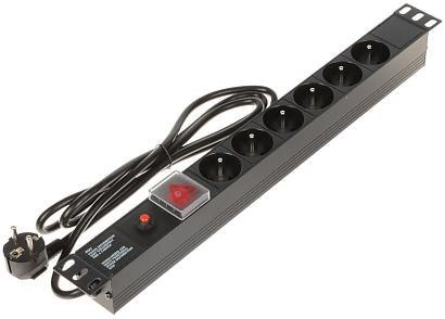Listwa zasilająca 6 gniazd PD-6/R-OP DELTA