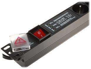 Listwa zasilająca 6 gniazd PD-6/R-SPD-3L DELTA