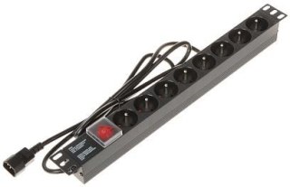 Listwa zasilająca 8 gniazd PD-8/R-IEC DELTA