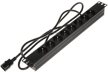 Listwa zasilająca 8 gniazd PD-8/R/IEC-N DELTA