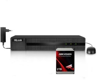 Rejestrator IP Hilook 8 kanałowy 4MP NVR-8CH-4MP/8P z dyskiem 2TB HILOOK