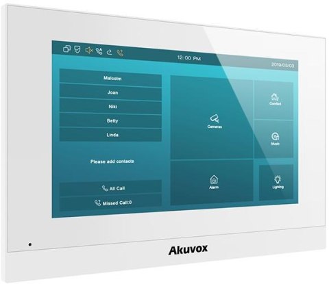 Zestaw wideodomofonowy IP AKUVOX (C313W White / E12W) AKUVOX