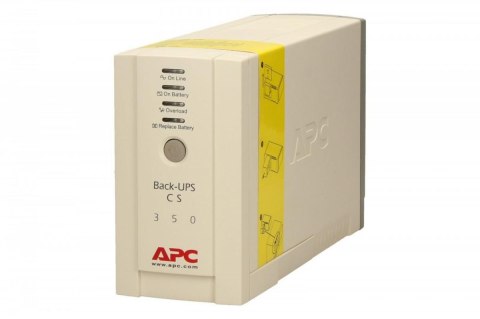 APC Zasilacz awaryjny BACK-UPS CS 350VA USB/SERIAL 230V BK350EI APC