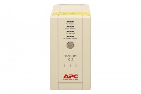 APC Zasilacz awaryjny BACK-UPS CS 350VA USB/SERIAL 230V BK350EI APC