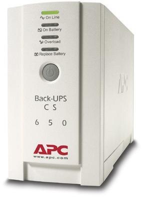 APC Zasilacz awaryjny BACK-UPS CS 650VA USB/SERIAL 230V BK650EI APC
