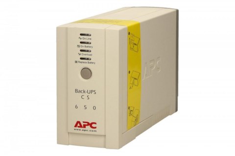 APC Zasilacz awaryjny BACK-UPS CS 650VA USB/SERIAL 230V BK650EI APC