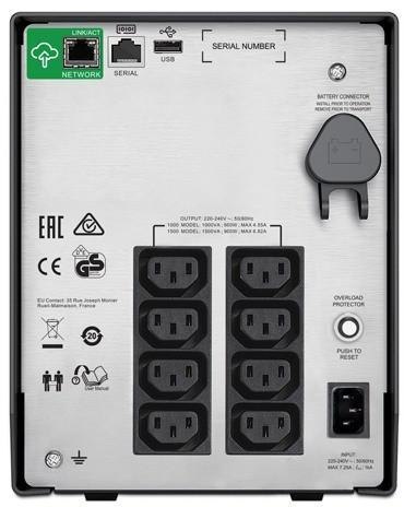 APC Zasilacz awaryjny SMC1500IC SmartUPS C 1500VA/900W Tower SmartConnect APC