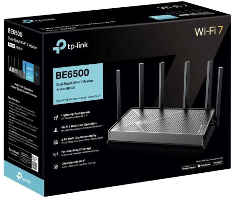 ROUTER TP-LINK Archer BE400 Wi-Fi 7, BE6500 TP-LINK