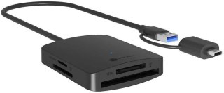 Czytnik Kart CF TF SD microSD IcyBox Type-C+A, IB-CR302-CU3 ICYBOX
