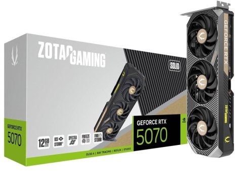 Karta graficzna Zotac GeForce RTX 5070 SOLID 12GB GDDR7 192bit 3DP/HDMI INNY