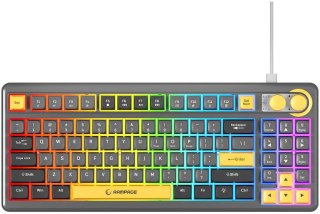 Klawiatura przewodowa Rampage CYCLONE KNOB RGB 90% INNY