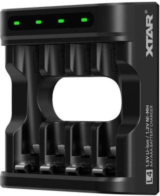 Ładowarka do akumulatorów R03 / AAA oraz R6 / AA Li-ion 1,5V / NiMH Xtar L4 XTAR