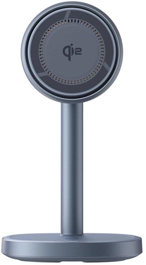 Ładowarka indukcyjna Baseus Orbit 2 Pro MagSafe Qi2 20W 2 w 1 z chłodzeniem - szara BASEUS