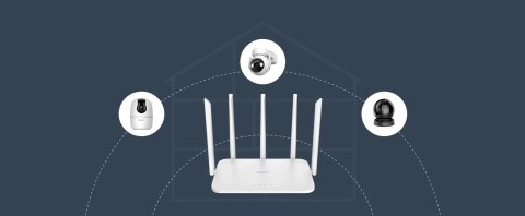 Router Imou HR12G dwuzakresowe Wi-Fi 2,4 GHz i 5 GHz IMOU