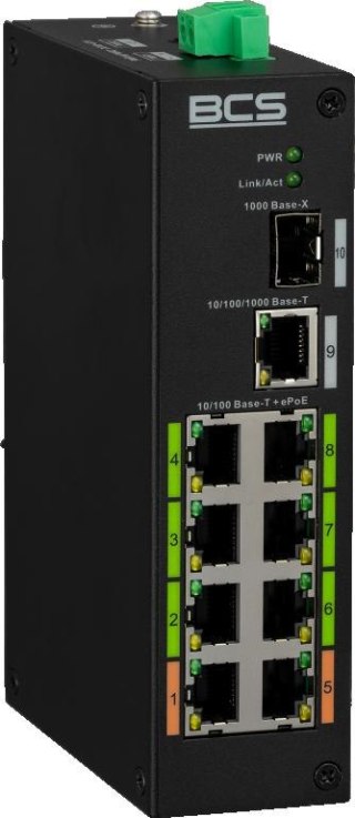 Switch PoE BCS LINE BCS-L-SP08E01G-1SFP(2) BCS