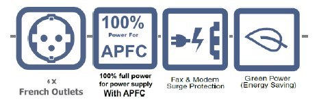 UPS ZASILACZ AWARYJNY PowerWalker VFD 600 APFC FR POWERWALKER