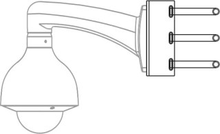 Uchwyt adapter słupowy MT-P150V2 MITON