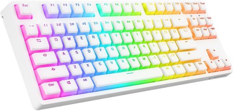 Klawiatura przewodowa Rampage TKL GHOST biały INNY