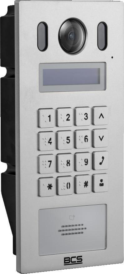 Panel zewnętrzny IP wielorodzinny z kamerą BCS-PAN9211S-S BCS
