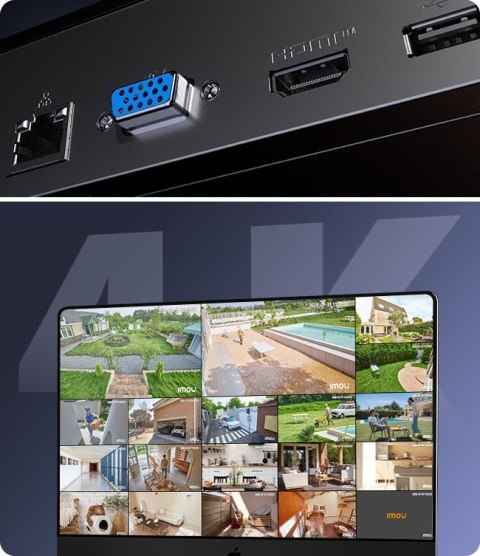 Rejestrator IP Imou NVR-N118-8A0E-P 18- kanałowy IMOU