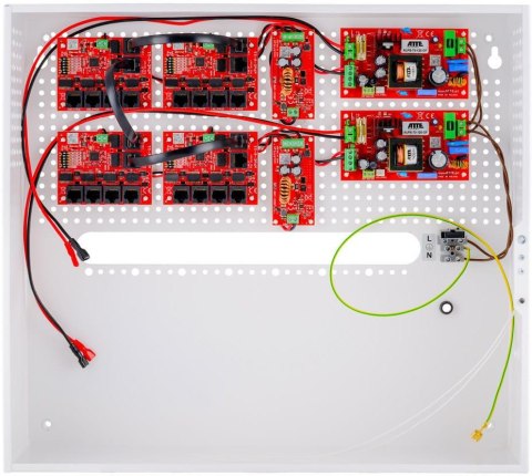 Zestaw buforowy do 17 kamer IP switch PoE 17P+1UP ATTE IPUPS-17-11-H ATTE