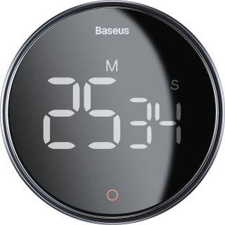 Baseus Heyo Pro obrotowy minutnik czasomierz elektroniczny timer szary BASEUS