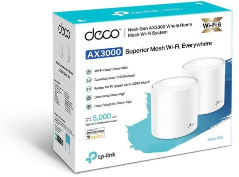 DOMOWY SYSTEM MESH WIFI TP-LINK Deco X60(2-pack) TP-LINK