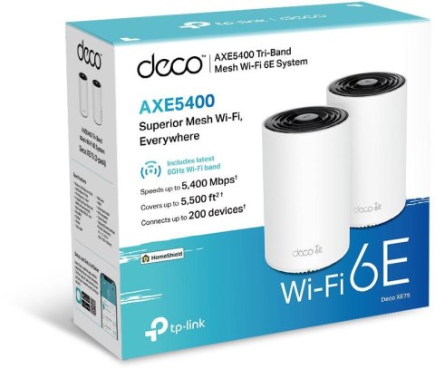 DOMOWY SYSTEM MESH WIFI TP-LINK Deco XE75 Pro(2-pack) TP-LINK