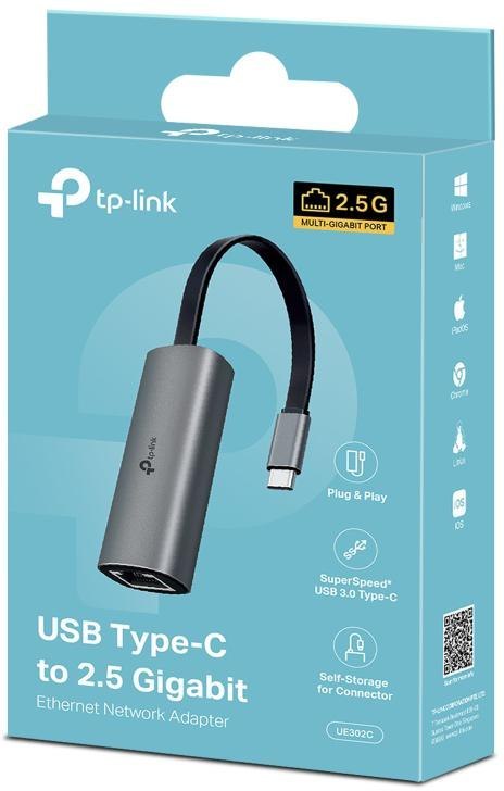 KARTA SIECIOWA TP-Link UE302C 2,5Gb/s Ethernet USB 3.0 Type C TP-LINK