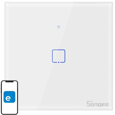 SONOFF dotykowy przełącznik 1-kanałowy WiFi + RF 433 EU T1 TX SONOFF