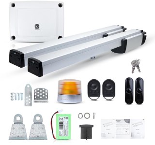 Zestaw Somfy Ixengo L 24V IO Comfort Pack do 8m bram dwuskrzydłowych SOMFY