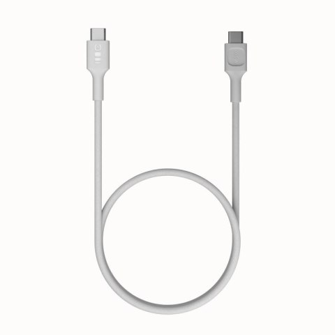 KABEL USB-C / USB-C Greencell PowerStream 200cm PD 100W biały w oplocie GREEN CELL